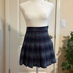 American Apparel Plaid Tennis Skirt
